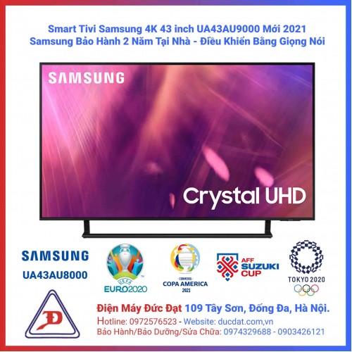 Tivi Samsung Smart 4K 43 inch UA43AU9000 Mới 2021 Tivi Samsung Smart 4K 43 inch UA43AU9000 Mới 2021